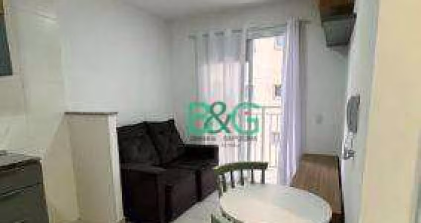 Apartamento com 2 dormitórios à venda, 35 m² por R$ 309.000,00 - Barra Funda - São Paulo/SP