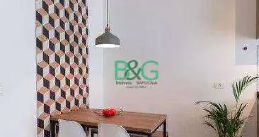 Studio com 1 dormitório à venda, 38 m² por r$ 370.000,00 - vila augusta - guarulhos/sp