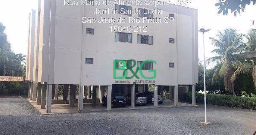 Apartamento à venda, 55 m² por R$ 98.723,41 - Jardim Santa Lúcia - São José do Rio Preto/SP