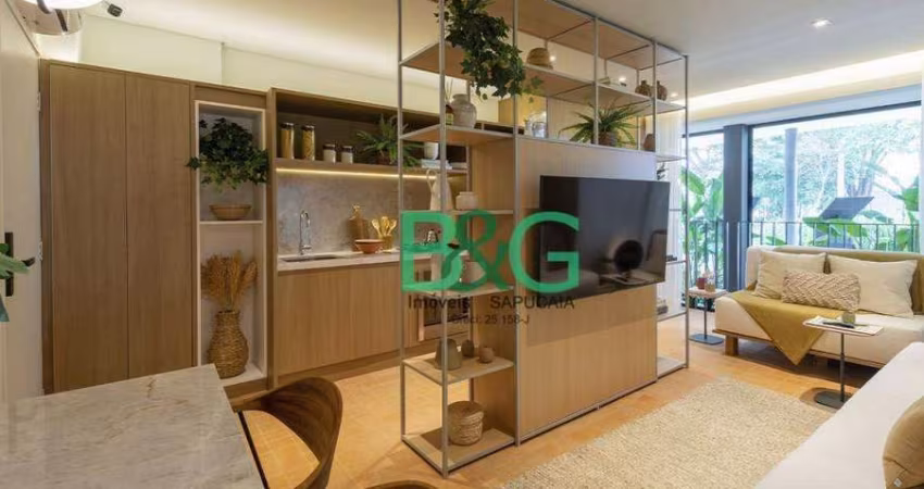 Studio com 2 dormitórios à venda, 35 m² por R$ 438.867,24 - Campo Belo - São Paulo/SP