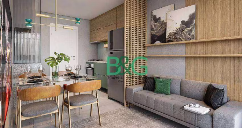 Apartamento com 1 dormitório à venda, 24 m² por R$ 198.593,60 - Mooca - São Paulo/SP