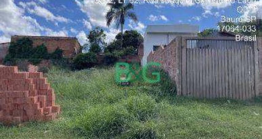 Terreno à venda, 143 m² por R$ 44.335,65 - Jardim Coral - Bauru/SP