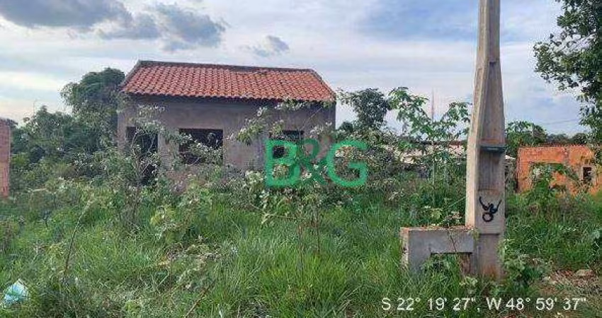 Casa com 1 dormitório à venda, 35 m² por R$ 92.229 - Parque Industrial Manchester - Bauru/SP