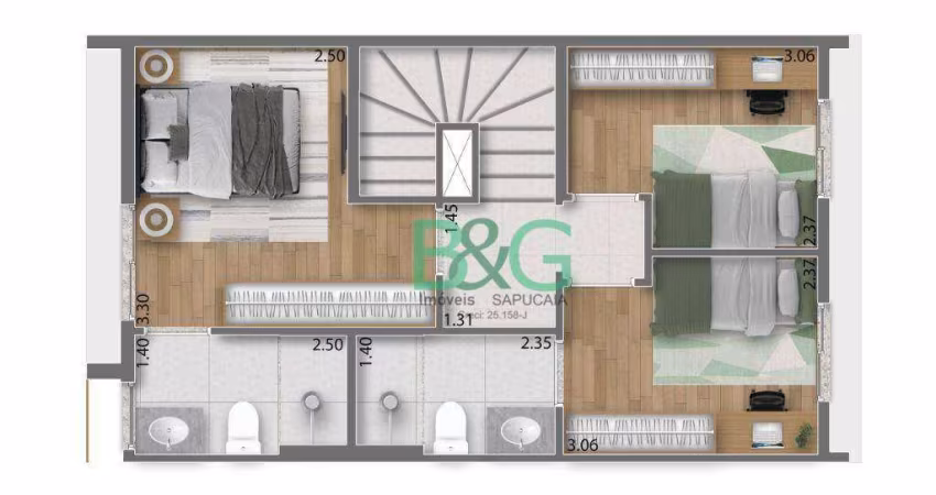 Casa com 3 dormitórios à venda, 99 m² por R$ 576.105,00 - Vila Natal - Mogi das Cruzes/SP