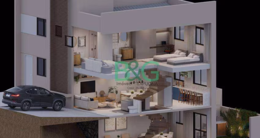 Casa com 3 dormitórios à venda, 124 m² por R$ 715.405,00 - Vila Natal - Mogi das Cruzes/SP
