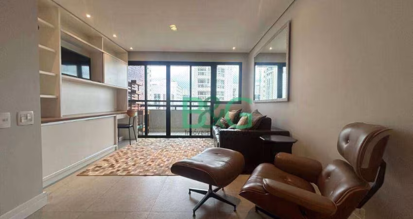 Apartamento com 3 dormitórios para alugar, 110 m² por R$ 12.286/mês - Moema - São Paulo/SP