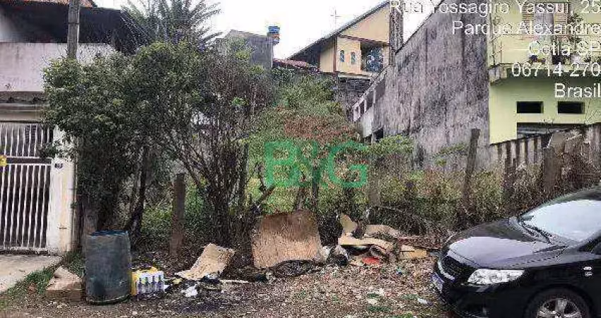 Terreno à venda, 406 m² por r$ 315.470,58 - parque alexandre - cotia/sp