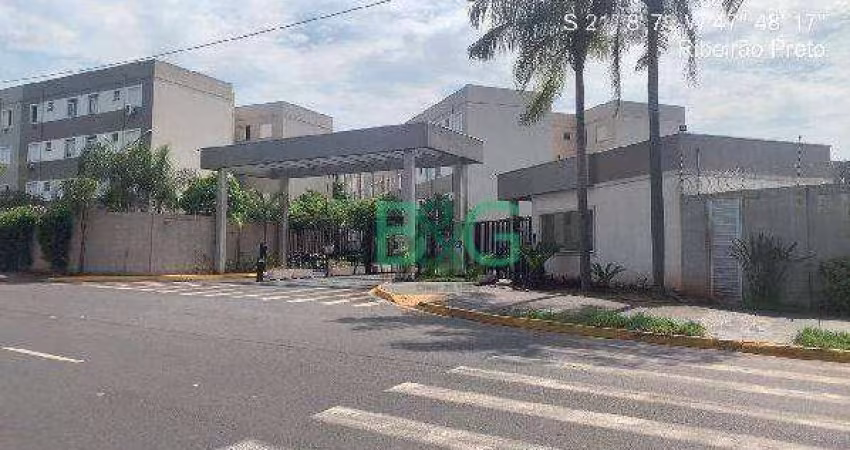 Apartamento com 2 dormitórios à venda, 42 m² por R$ 157.533 - Ipiranga - Ribeirão Preto/SP