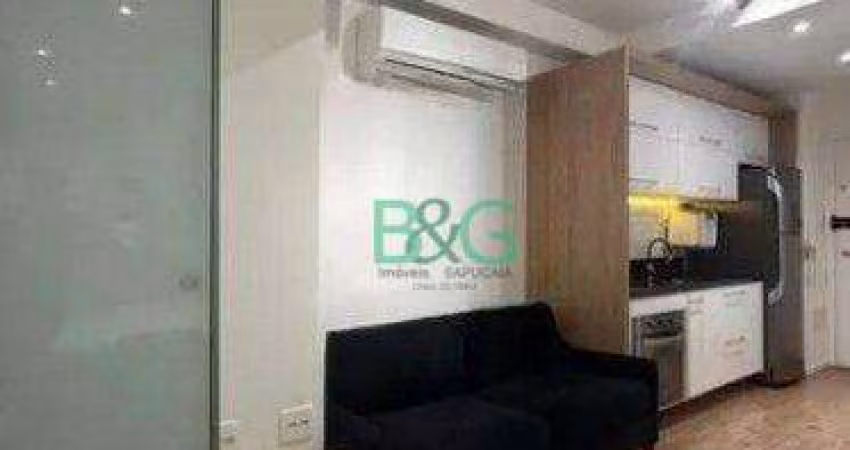 Apartamento com 1 dormitório à venda, 35 m² por R$ 639.000 - Brooklin - São Paulo/SP
