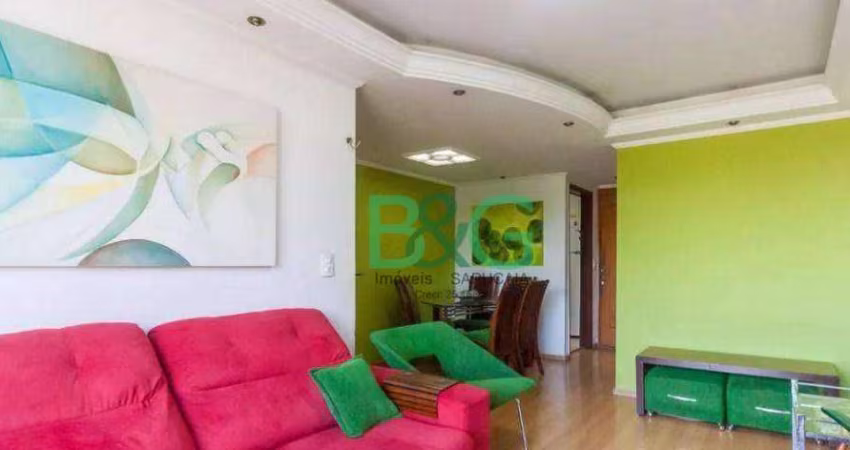 Apartamento com 3 dormitórios à venda, 76 m² por R$ 584.000 - Vila Campestre - São Paulo/SP