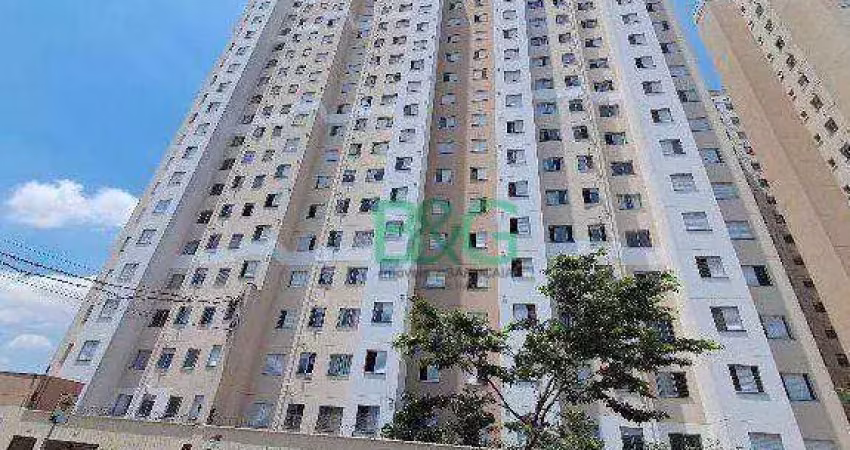Apartamento com 2 dormitórios à venda, 40 m² por r$ 200.374,43 - jardim santa emília - são paulo/sp