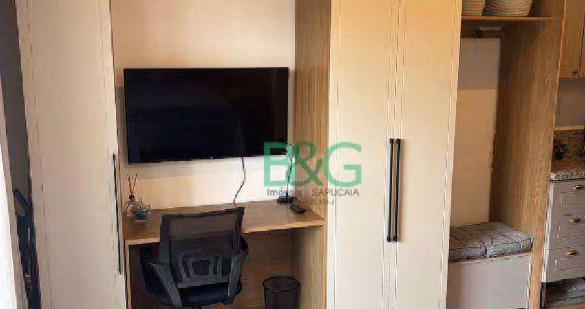 Studio com 1 dormitório para alugar, 24 m² por R$ 3.747/mês - Santo Amaro - São Paulo/SP