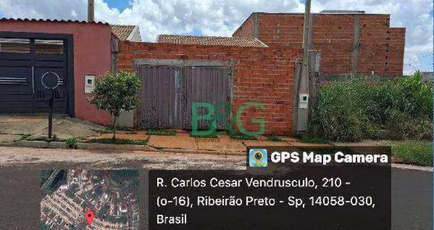 Casa com 2 dormitórios à venda, 43 m² por R$ 146.983 - Reserva Macaúba - Ribeirão Preto/SP
