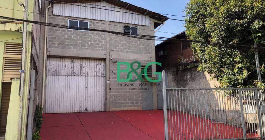 Galpão, 488 m² - venda por R$ 3.850.000,00 ou aluguel por R$ 13.850,00/mês - Vila Baby - São Paulo/SP