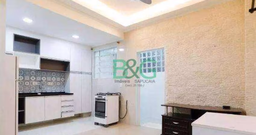 Apartamento com 1 dormitório à venda, 57 m² por R$ 250.000 - Parque Santa Cecília - São Paulo/SP