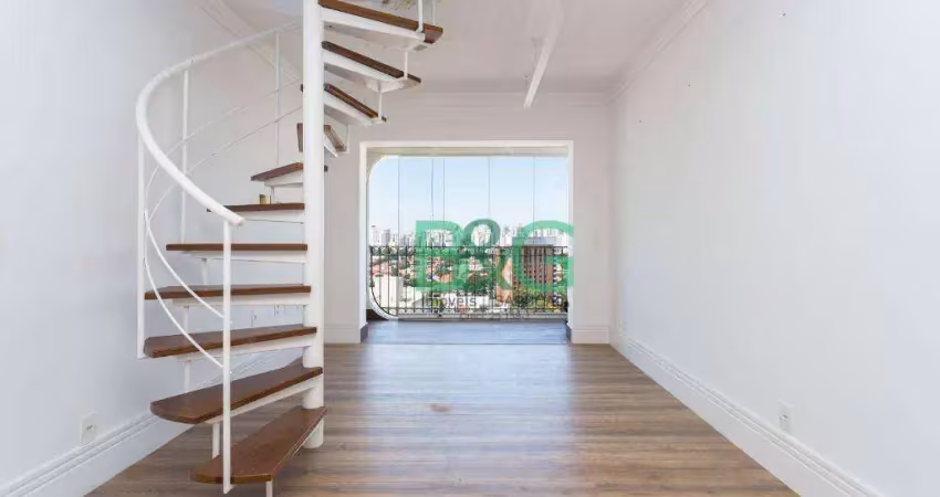 Cobertura com 1 dormitório à venda, 182 m² por R$ 3.400.000 - Moema - São Paulo/SP