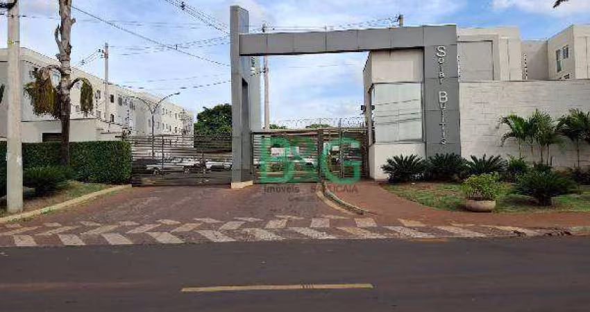 Apartamento com 2 dormitórios à venda, 39 m² por R$ 113.221 - Alvorada - Sertãozinho/SP