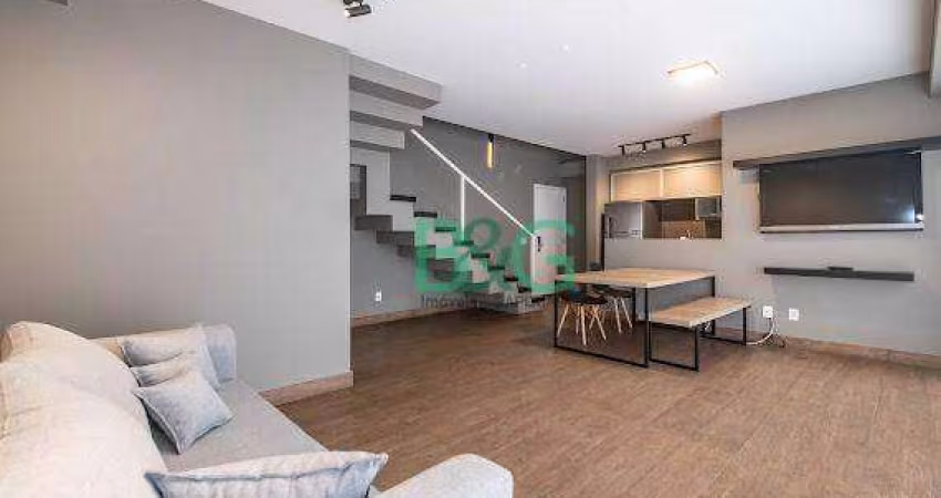 Apartamento Duplex com 1 dormitório, 89 m² - venda por R$ 1.780.000,00 ou aluguel por R$ 8.835,00/mês - Vila Gertrudes - São Paulo/SP
