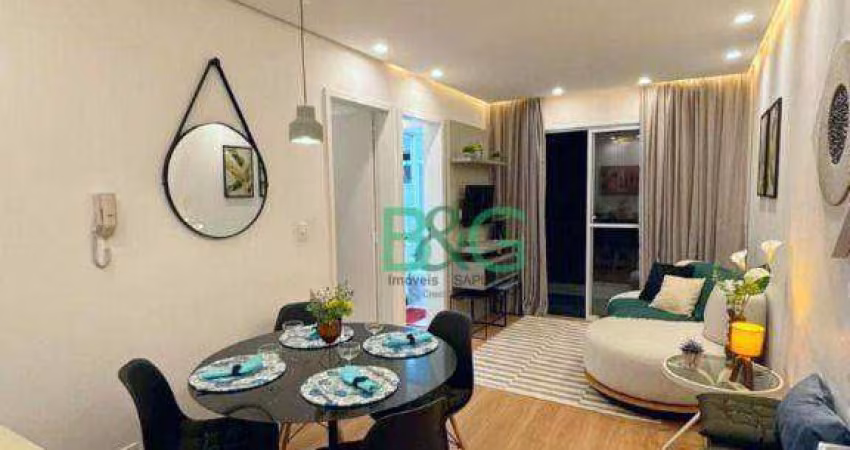 Apartamento com 1 dormitório, 40 m² - venda por R$ 425.000,00 ou aluguel por R$ 3.500,00/mês - Jardim Ampliação - São Paulo/SP