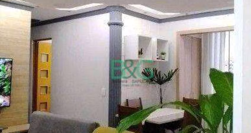 Apartamento com 3 dormitórios à venda, 66 m² por R$ 334.000,00 - Sacomã - São Paulo/SP