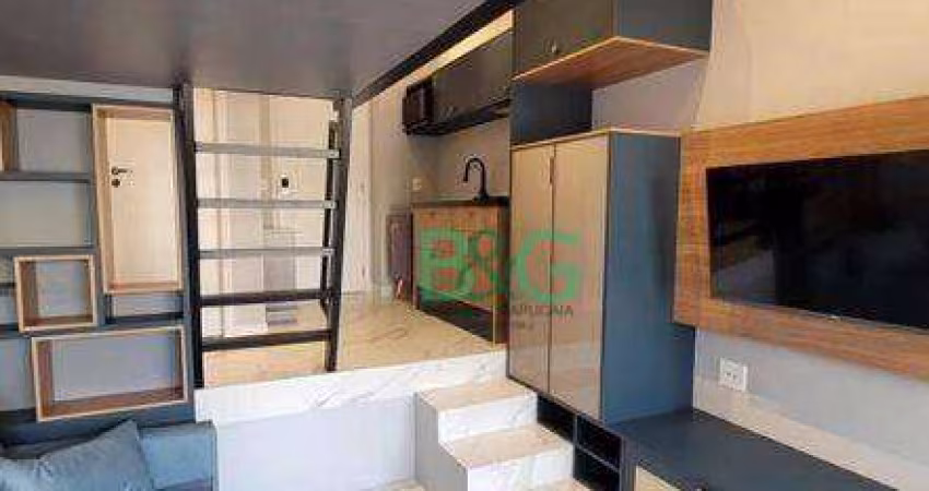 Studio com 1 dormitório para alugar, 24 m² por R$ 4.300/mês - Jardim das Acácias - São Paulo/SP