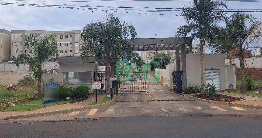 Apartamento com 2 dormitórios à venda, 43 m² por R$ 126.963,38 - Sorocabano - Jaboticabal/SP