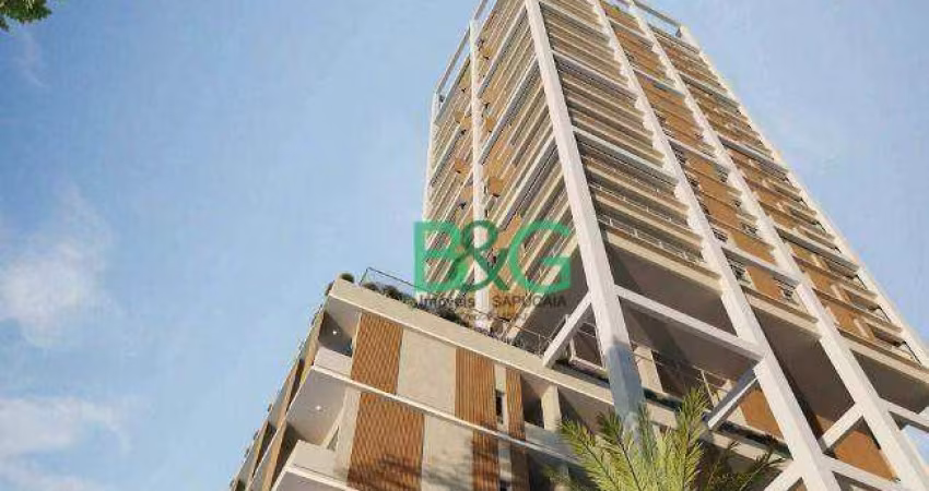 Apartamento com 1 dormitório à venda, 33 m² por r$ 642.708,00 - moema - são paulo/sp