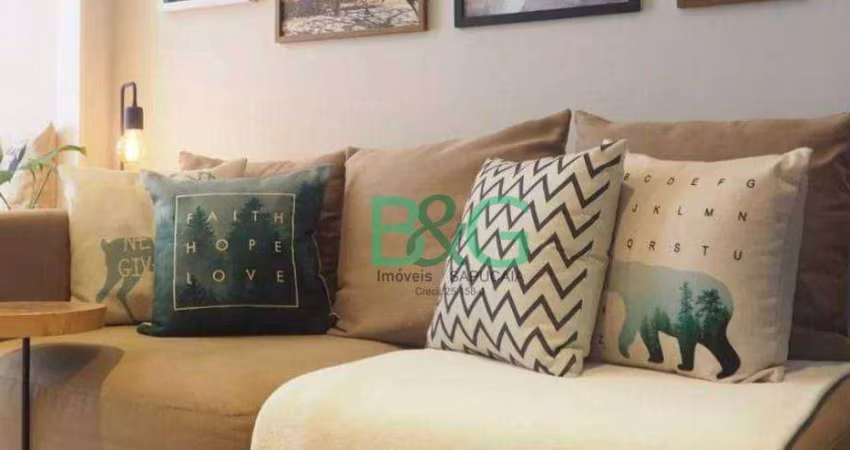 Apartamento com 1 dormitório à venda, 35 m² por R$ 319.000 - Cambuci - São Paulo/SP