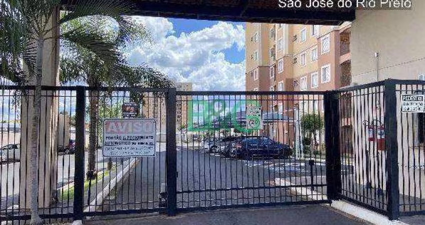 Apartamento com 2 dormitórios à venda, 47 m² por R$ 210.975 - Jardim Nazareth - São José do Rio Preto/SP