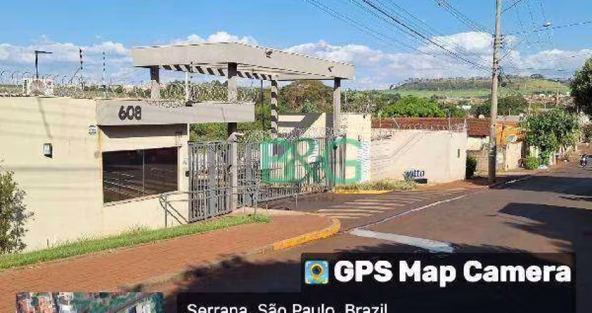 Apartamento com 2 dormitórios à venda, 43 m² por R$ 155.368 - Centro - Serrana/SP