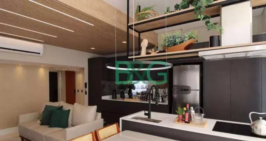 Apartamento duplex com 1 dormitório à venda, 67 m² por r$ 1.279.000 - campo belo - são paulo/sp