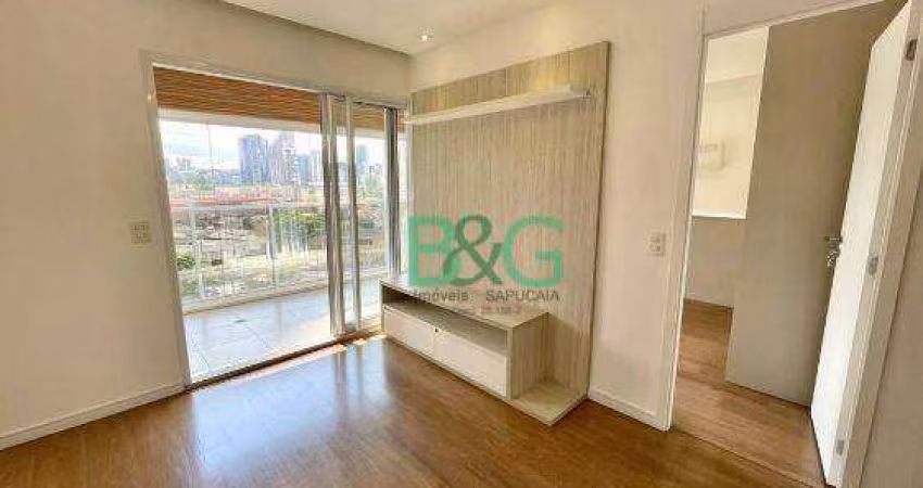 Apartamento com 1 dormitório à venda, 52 m² por R$ 755. - Brooklin - São Paulo/SP