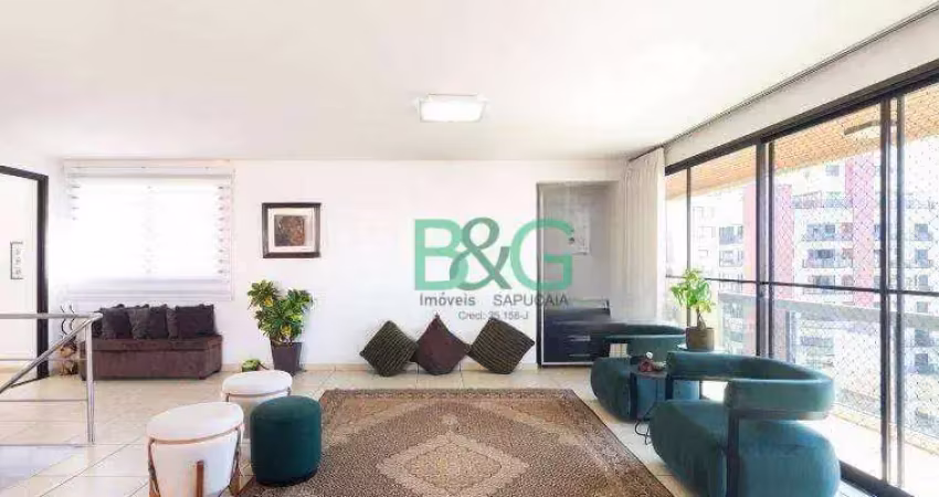 Apartamento com 4 dormitórios à venda, 446 m² por r$ 6.000.000,00 - campo belo - são paulo/sp
