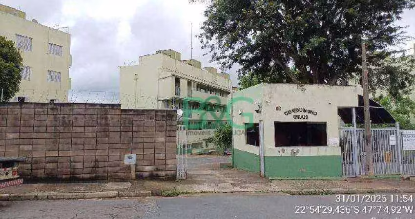 Apartamento com 2 dormitórios à venda, 41 m² por r$ 80.369,63 - vila padre manoel de nóbrega - campinas/sp