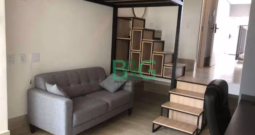 Studio com 1 dormitório, 25 m² - venda por r$ 500.000 ou aluguel por r$ 3.230/mês - vila mariana - são paulo/sp
