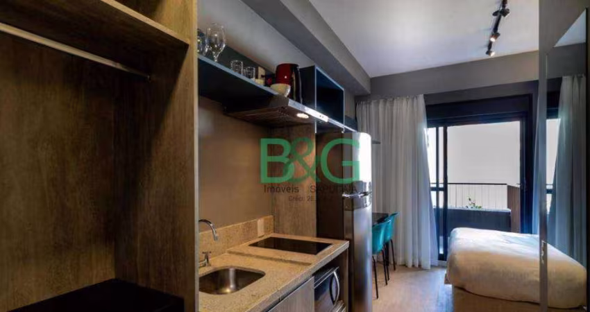 Studio com 1 dormitório para alugar, 26 m² por R$ 4.686/mês - Perdizes - São Paulo/SP