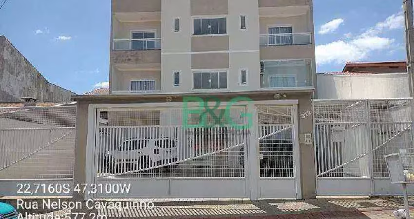 Apartamento com 1 dormitório à venda, 68 m² por r$ 134.784,21 - parque residencial jaguari - americana/sp