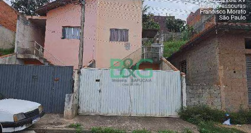 Casa com 2 dormitórios à venda, 52 m² por R$ 155.349 - Jardim São João - Francisco Morato/SP
