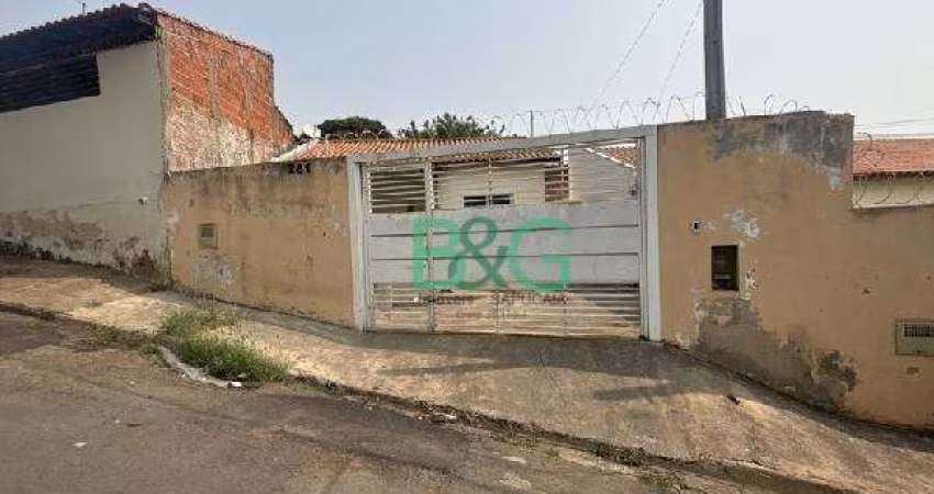 Casa com 2 dormitórios à venda, 50 m² por R$ 123.455 - Jardim Fontanelli - Marília/SP