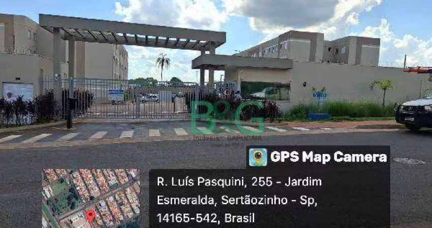 Apartamento com 2 dormitórios à venda, 43 m² por R$ 158.425 - Jardim Esmeralda - Sertãozinho/SP