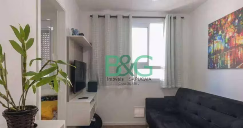 Apartamento com 2 dormitórios à venda, 34 m² por r$ 374.000 - tatuapé - são paulo/sp