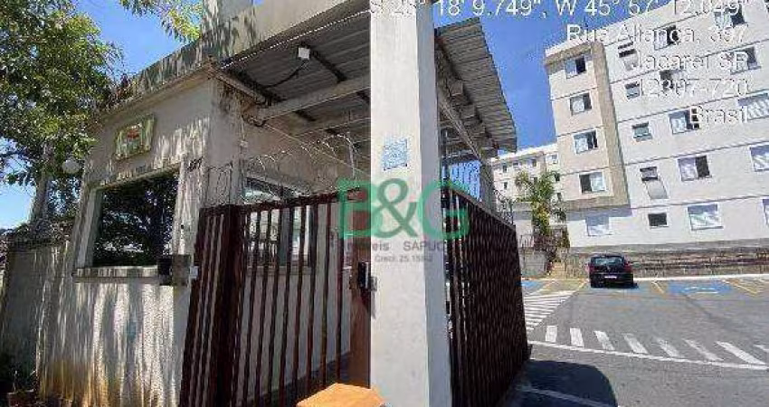 Apartamento com 2 dormitórios à venda, 41 m² por R$ 125.435 - Vila Aprazível - Jacareí/SP