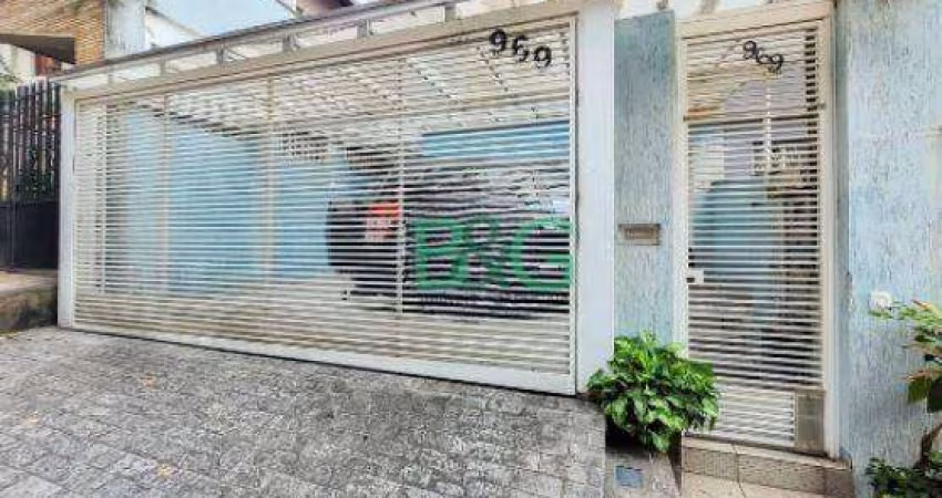 Sobrado com 3 dormitórios à venda, 160 m² por R$ 1.070.000,00 - Perdizes - São Paulo/SP