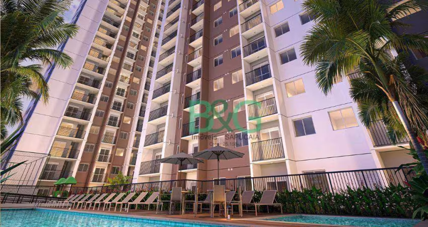 Apartamento com 2 dormitórios à venda, 37 m² por R$ 267.201 - Rio Bonito - São Paulo/SP