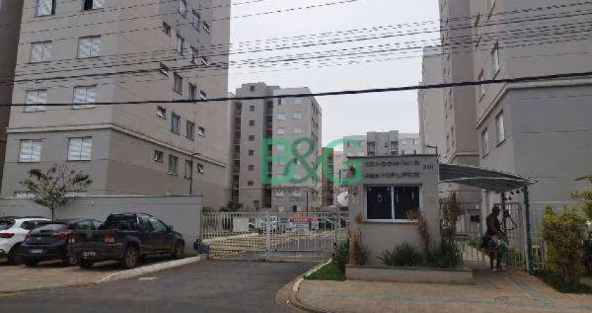 Apartamento com 2 dormitórios à venda, 50 m² por R$ 141.000 - Jardim Abaeté - Piracicaba/SP