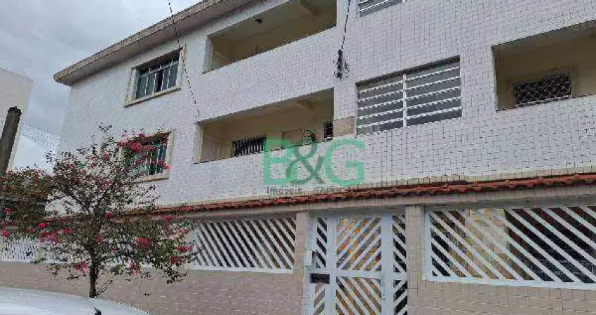 Apartamento com 2 dormitórios à venda, 61 m² por r$ 169.525,60 - itararé - são vicente/sp