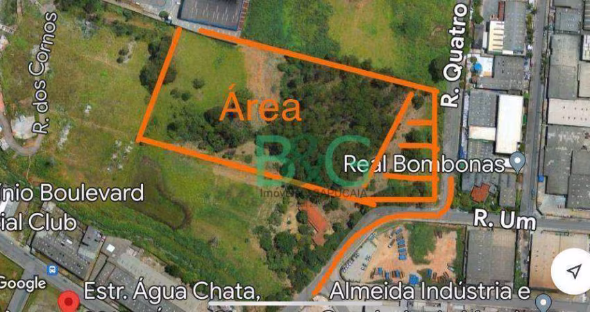 Terreno à venda, 21 m² por R$ 13.000.000,00 - Água Chata - Guarulhos/SP