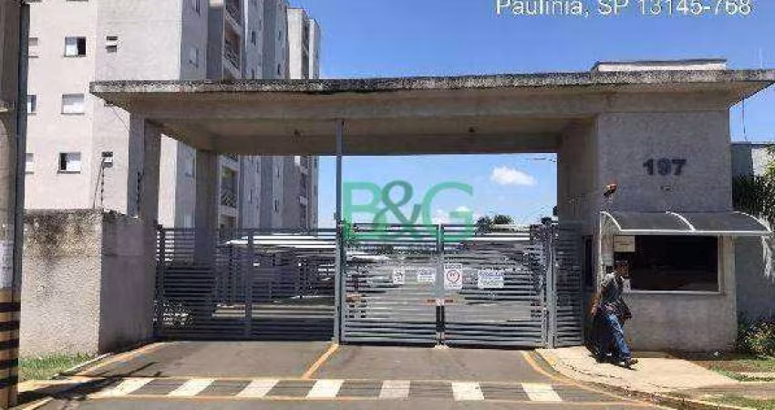 Apartamento com 2 dormitórios à venda, 46 m² por R$ 210.400 - João Aranha - Paulínia/SP
