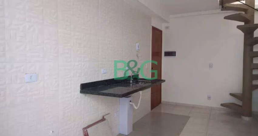 Cobertura com 2 dormitórios, 82 m² - venda por R$ 309.000,00 ou aluguel por R$ 2.005,00/mês - Jardim Vivan - São Paulo/SP