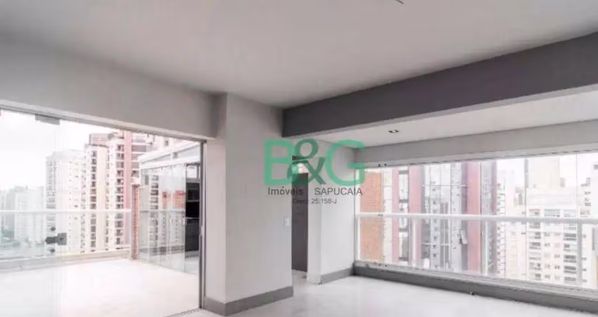 Apartamento com 2 dormitórios, 122 m² - venda por r$ 2.700.000 ou aluguel por r$ 17.284/mês - moema - são paulo/sp